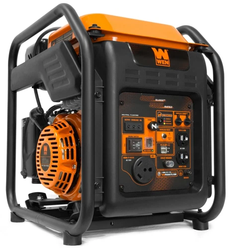 WEN GN400iX RV-Ready 4000W Open Frame Inverter Generator with CO Shutdown Sensor