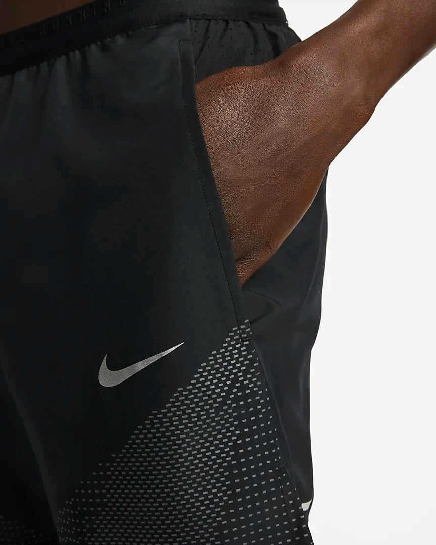 Nike Men's Black Dri-FIT Flex Stride Run Division 5” Lined Shorts