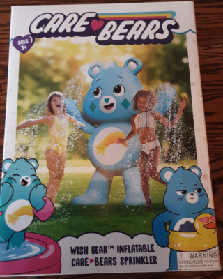Care Bears XL Wish Bear Inflatable 60 Inch Sprinkler NEW !!!