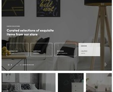 Minimal Luxury Furniture Interiors Grid Ecommerce Store Shop Website Wordpress