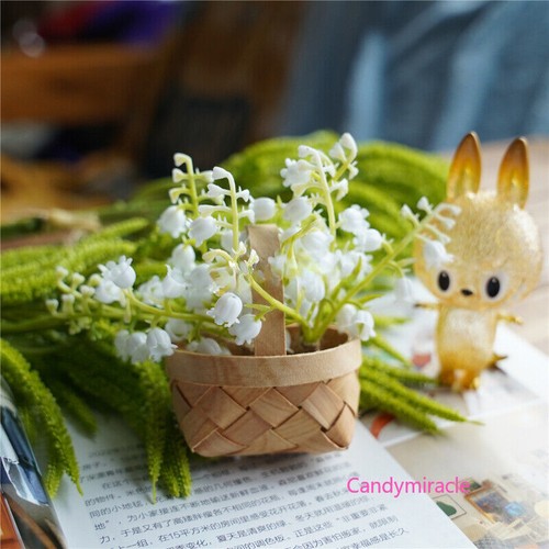 3 Stück Maßstab 1:6 Puppenhaus Miniatur Maiglöckchen Blumen Dekorations Zubehör - Picture 8 of 12