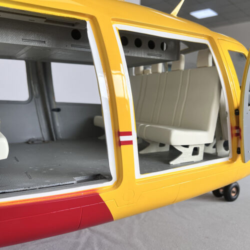 Roban 800 size AS365 Dauphin ARF RC Helicopter Life Saver Model Helicopter - Picture 8 of 16
