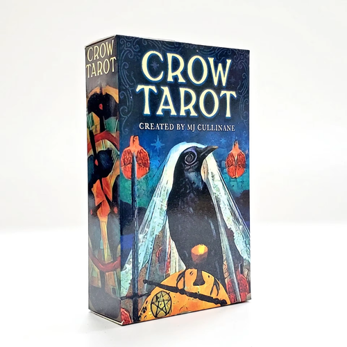 Crow Tarot Cards: 78-Card English Deck with PDF Guidance for Adults