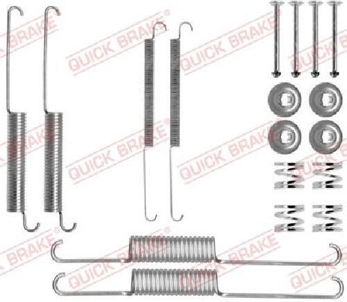 Original Quick Brake ZubehöRsatz Bremsbacken 105-0758 FüR Isuzu Opel-image