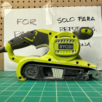 RYOBI BE319 3 in. x 18 in. Belt Sander Corded No Bag **FOR PARTS/REPAIR ONLY**