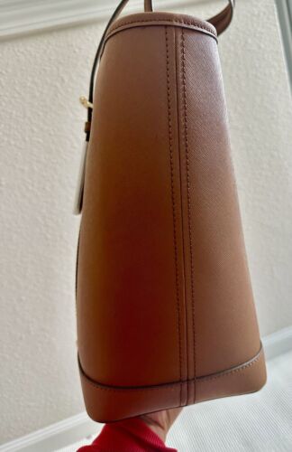Michael Michael Kors Large Jet Set Travel Luggage Schultertasche Braun Neu mit Etikett - Bild 10 von 18