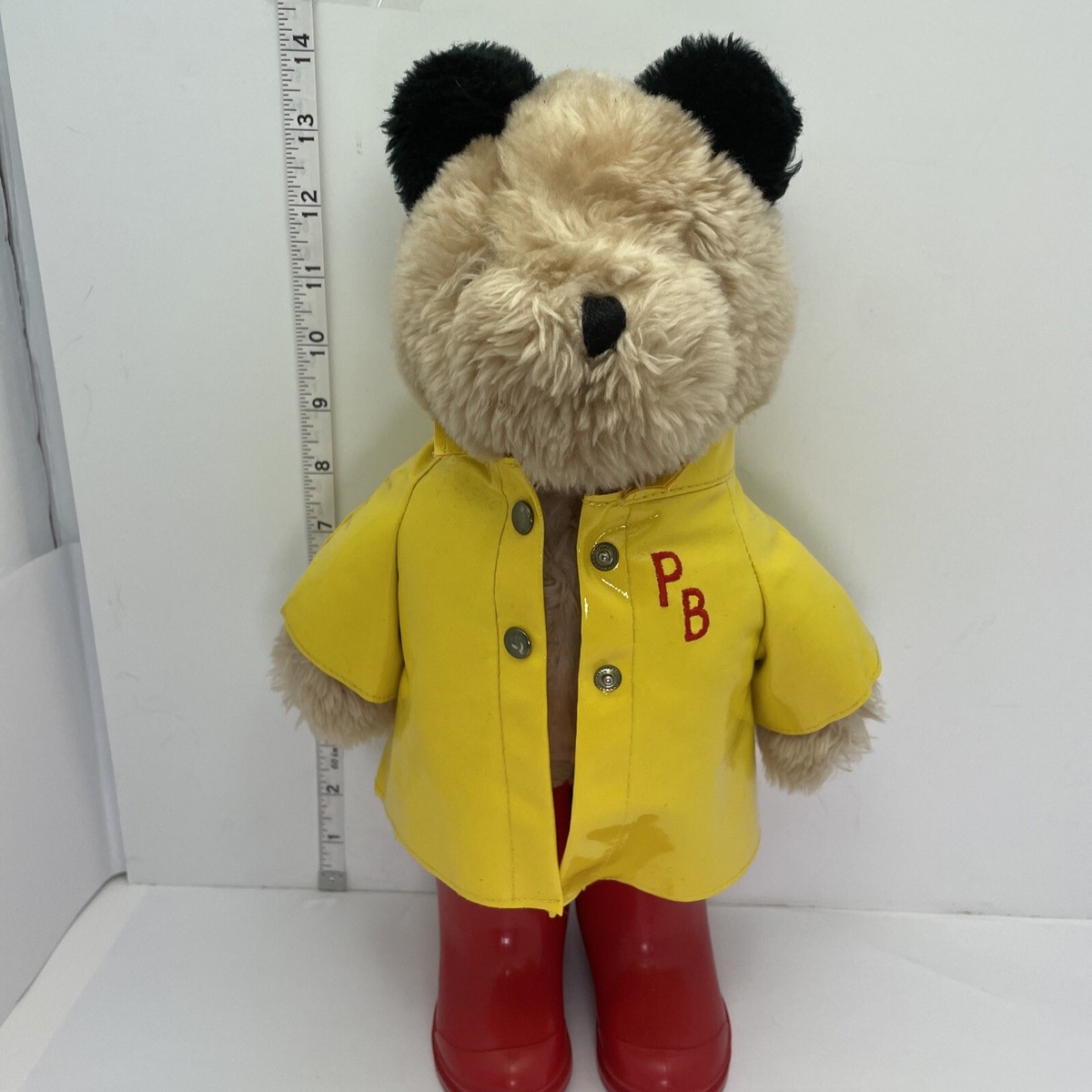 Paddington Bear Yellow Rain Coat & Red Boots by Eden Toys