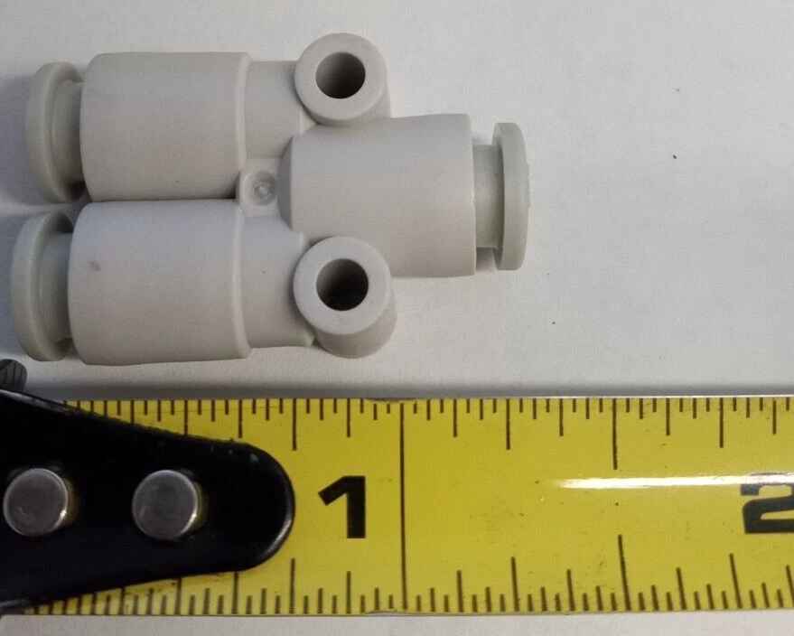 SMC KQ2U06-00A 6mm push-to-connect wye union **10-pack** - Image 2 of 3