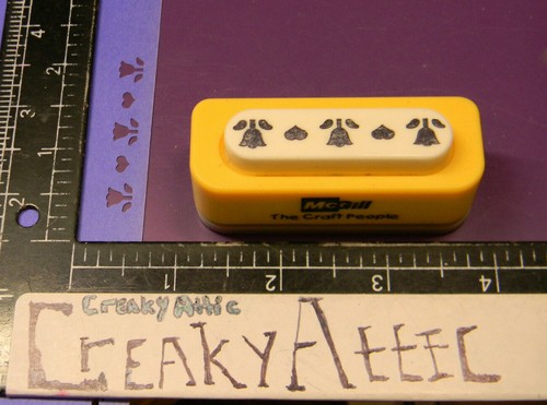 TULIP HEARTS BORDER FLOWER EDGE PAPER PUNCH MCGILL CRAFTIVITY CREAKYATTIC