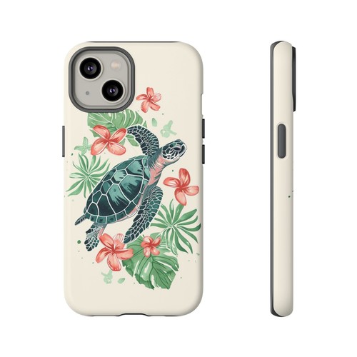 Tropical Turtle Island Flower Phone Case for iPhone, Samsung Galaxy, Pixel - Picture 54 of 175