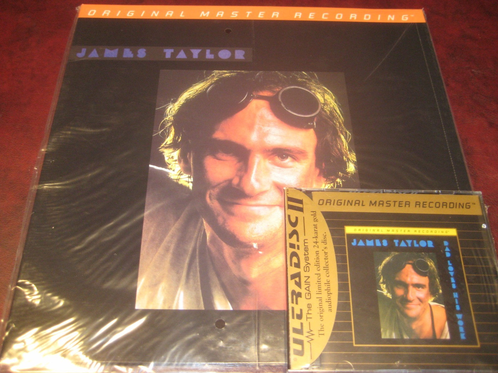 JAMES TAYLOR Dad Loves His Work MFSL RARE 24 KARAT Gold CD + MFSL 180 GRAM SET