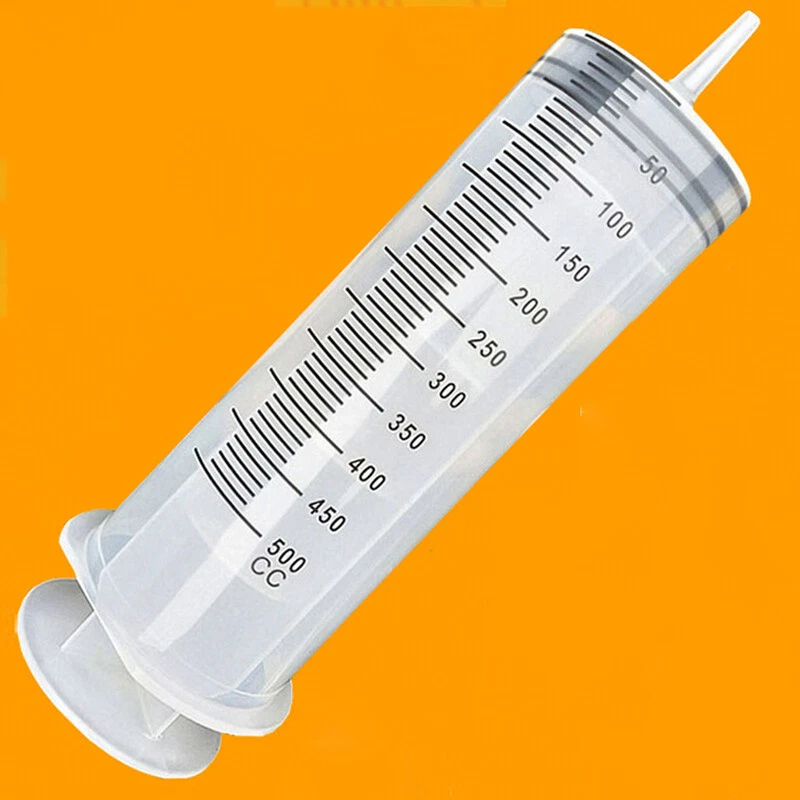 syringe 500 ml Large Capacity Syringe Reusable Pump Measuring With