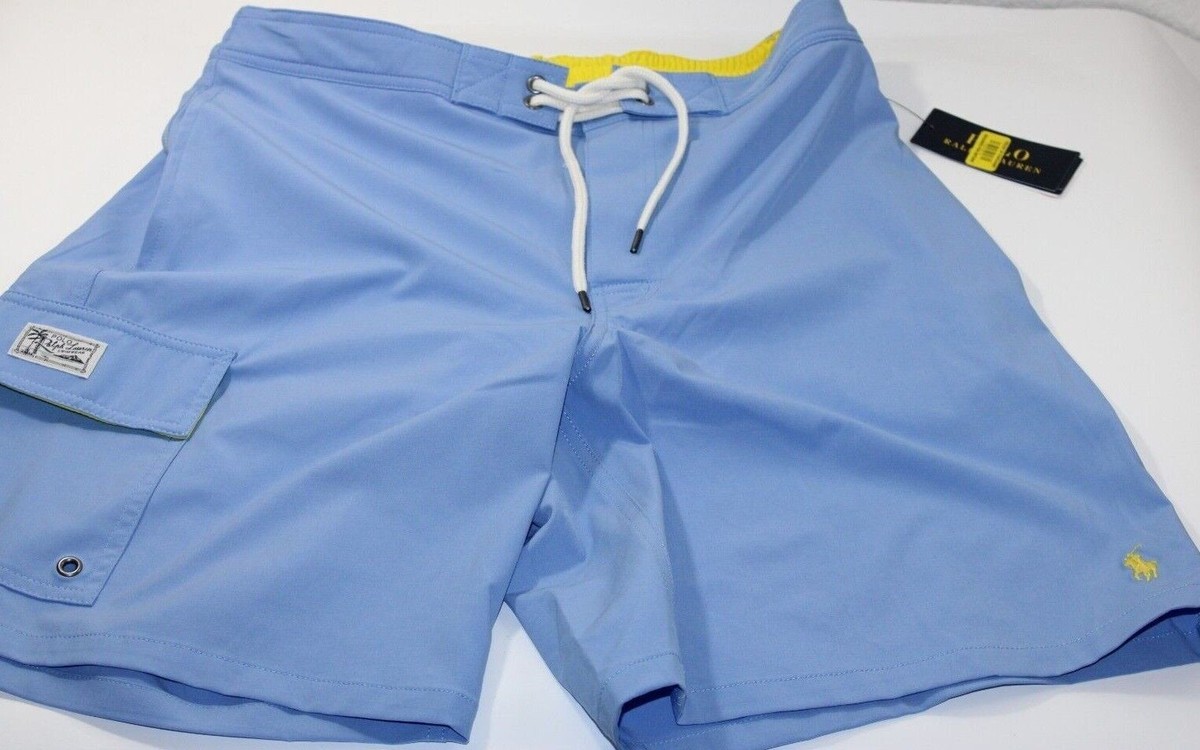 水着・ラッシュガード Polo by Ralph Lauren Swim Short Navy M 6-Inch Water Resistant Polo Beach Short (Newport Navy