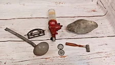 Vintage Gunpowder Reloading Scale & Tools Lot – Bullet Casting & Measuring