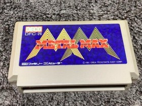 METAL MAX Famicom Nintendo DECO DFC-26 FC Retro Video Game Japan w/oInstructions