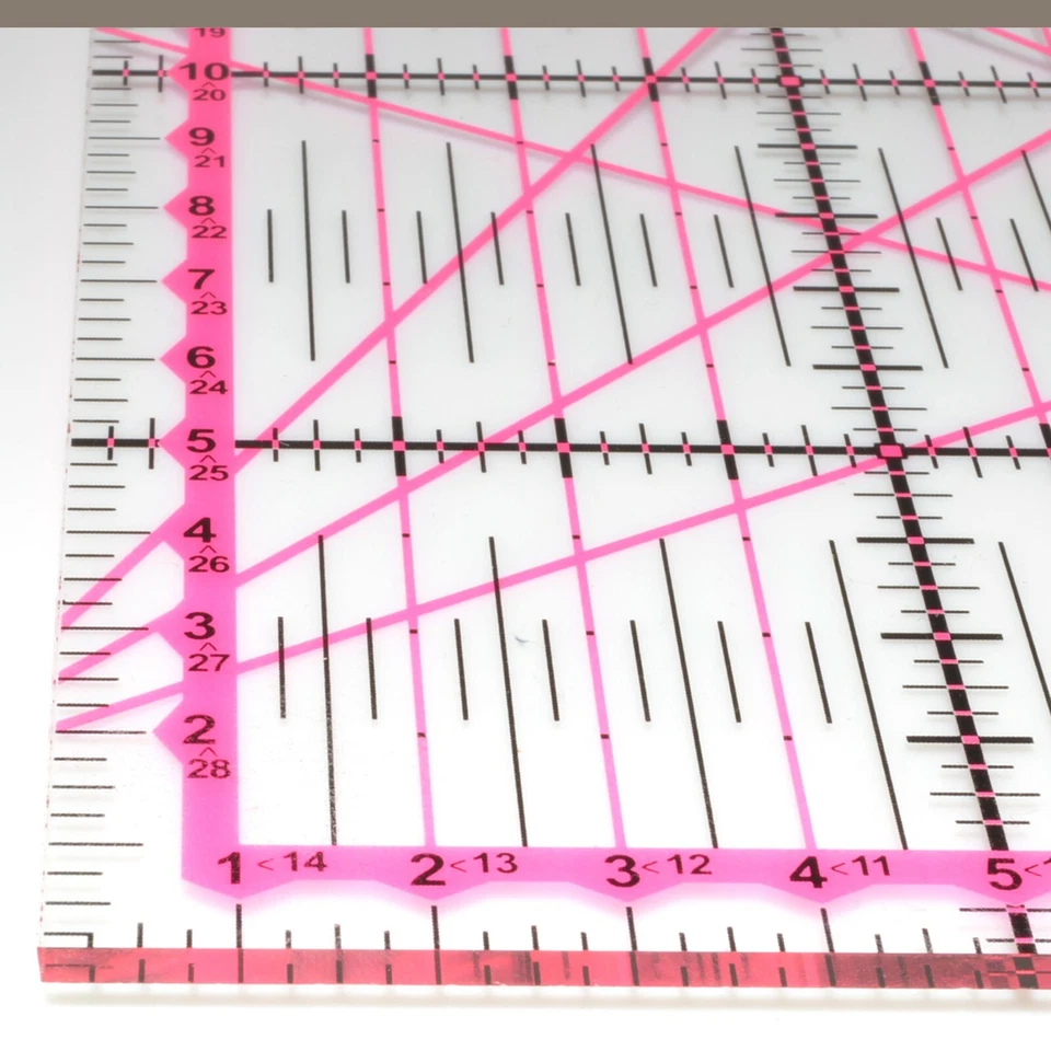 Patchwork Lineal Zentimeterraster viele Farben bunt - Bild 4 von 4