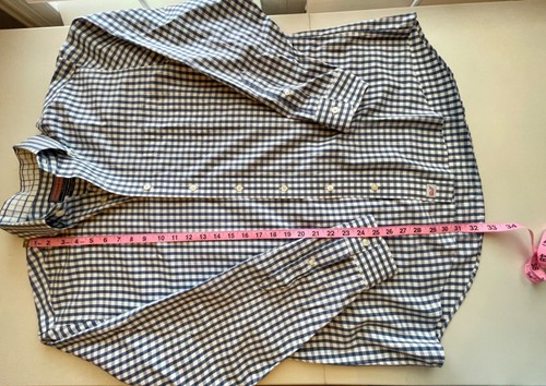 VINEYARD VINES Murray Hemd blau kariert Langarm Knopfleiste Hemd Gr. Large - Bild 8 von 16