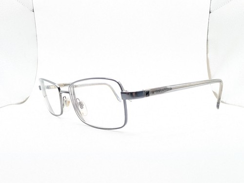 BVLGARI Eyeglasses Frames Only, 180 159, 54-18-140, Gray, Made in Italy - Picture 3 of 16
