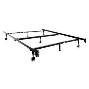 adjustable queen frame bed twin wheel xl metal bedroom furniture