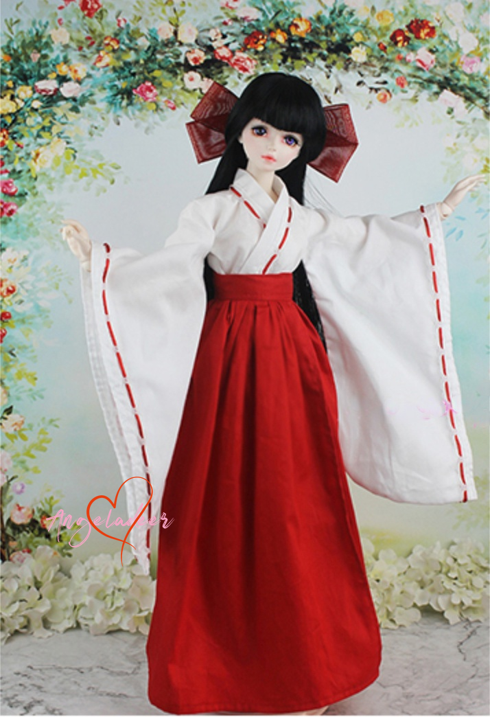 1/6 1/4 1/3 BJD Outfit Cosplay Doll Clothes Japanese Kimono Top+