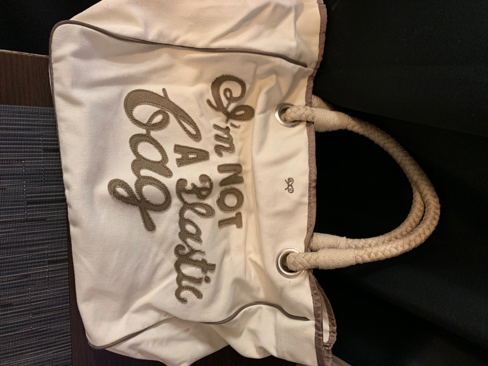 anya hindmarch im not a plastic bag