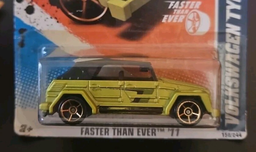 2011 Hot Wheels Volkswagen Type 181 Green  150/244 