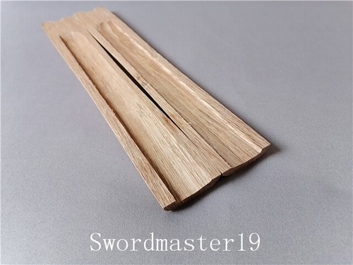 Espada Wakizashi katana japonesa roble Tsuka forma reloj de arena fuerte sin pegar de 12 pulgadas - Imagen 4 de 12