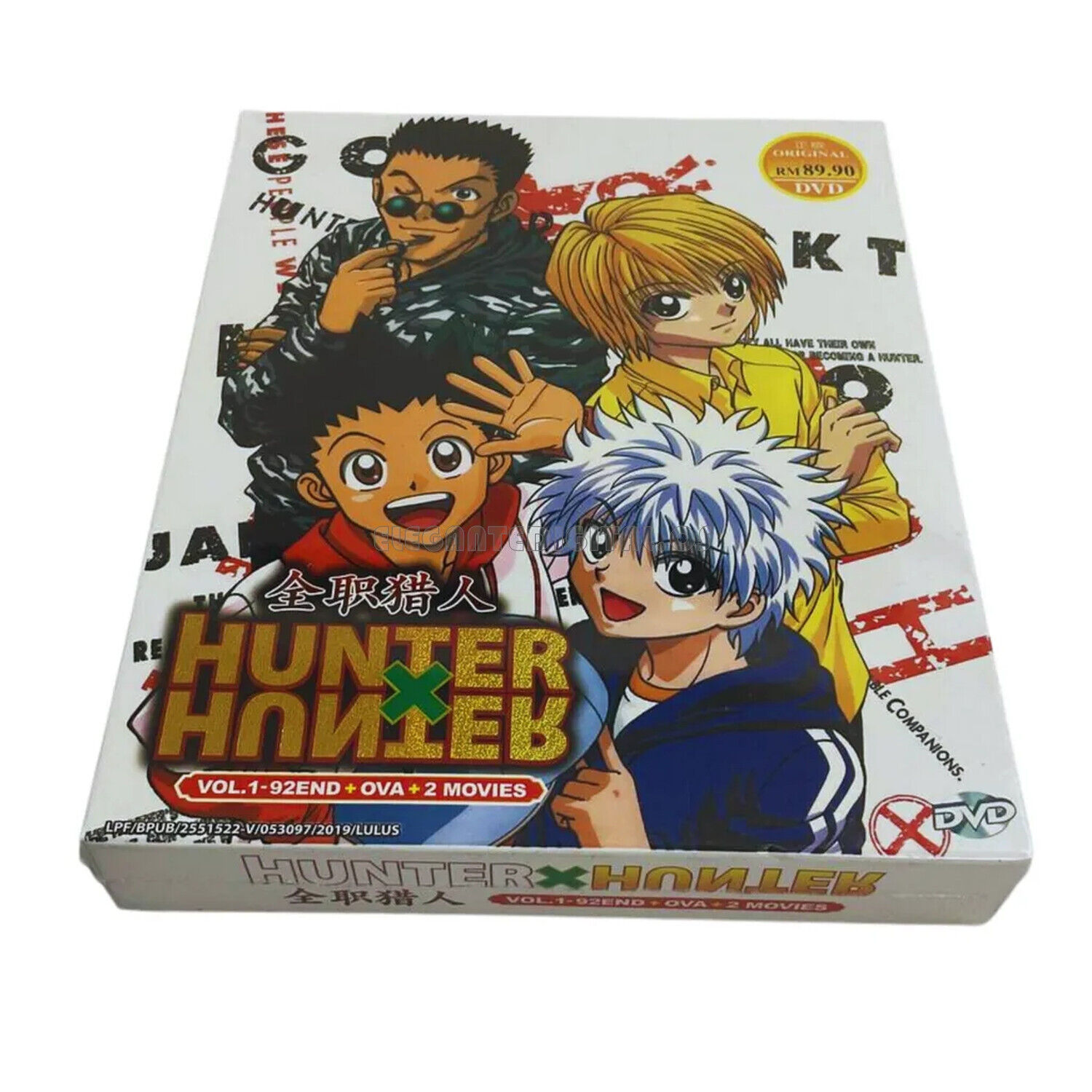 Hunter x Hunter 1999 Complete 92 Episodes + OVA & 2 Movies With DVD English  Subs