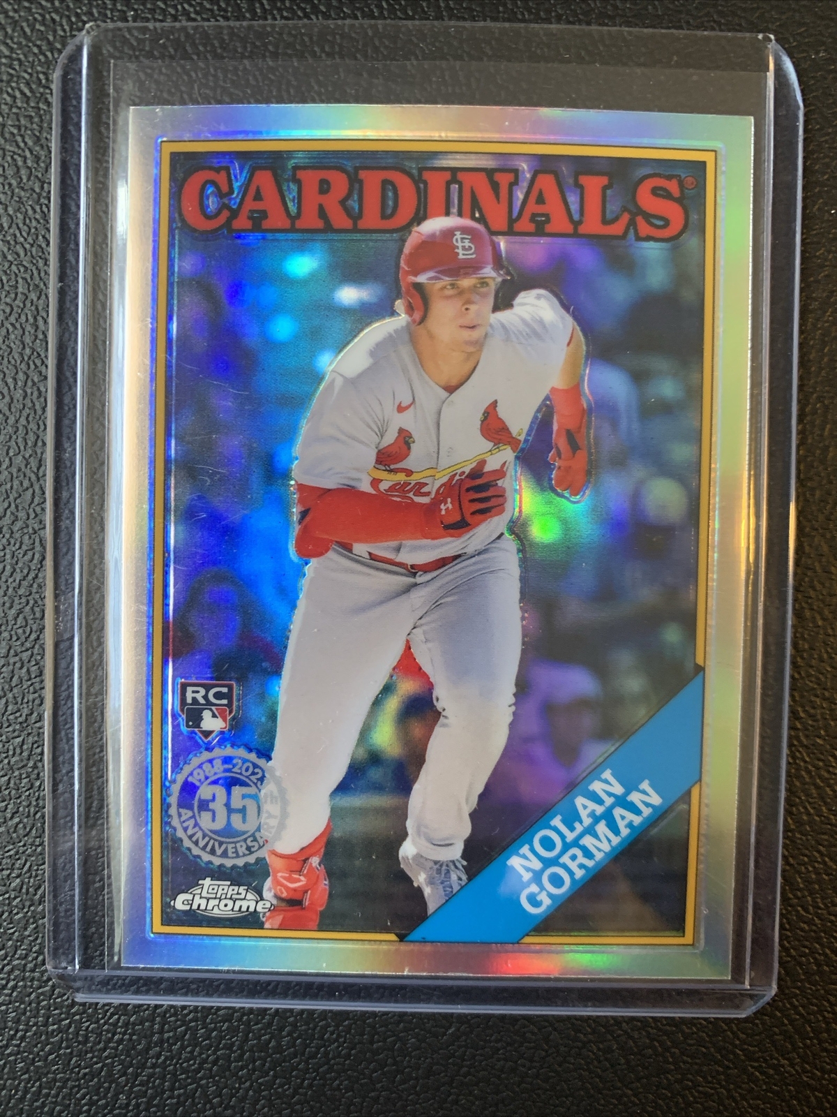 Nolan Gorman 2023 Topps Chrome 1988 35th Anniversary Rookie RC #88BC18 Cardinals