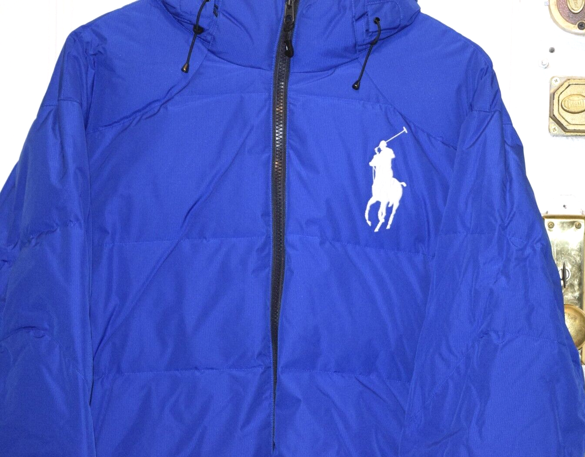 Polo Ralph Laurenダウン Men's-Polo Ralph Lauren-Blue-Down-Bubble-Puffer-Jacket-Coat