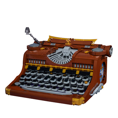 Retro Typewriter Model Building Toys Set for Collection 1375 teile C5692