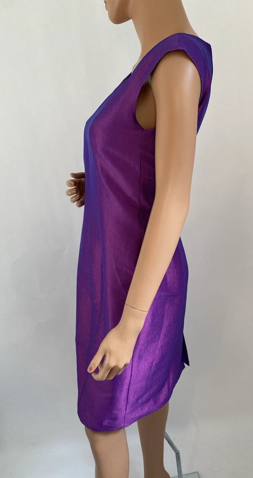 B Michael America Red Collection size XS purple taffeta - Image 3 of 4