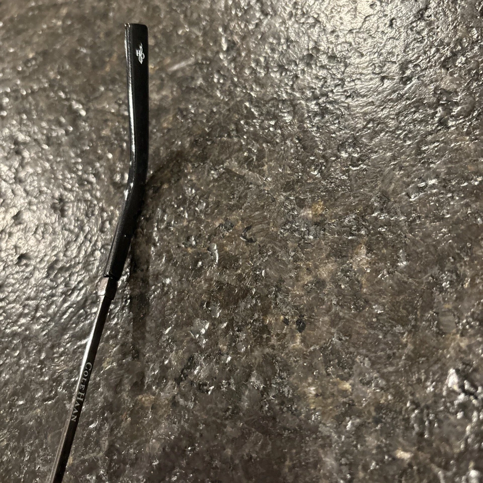 Gafas de sol Cole Haan Aviator C669 30 monturas negras cromadas/plateadas solamente Foto 4 de 4