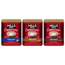  .  Hills Bros Starter Instant Cappuccino    Mix Variety Pack 3 Count  . 