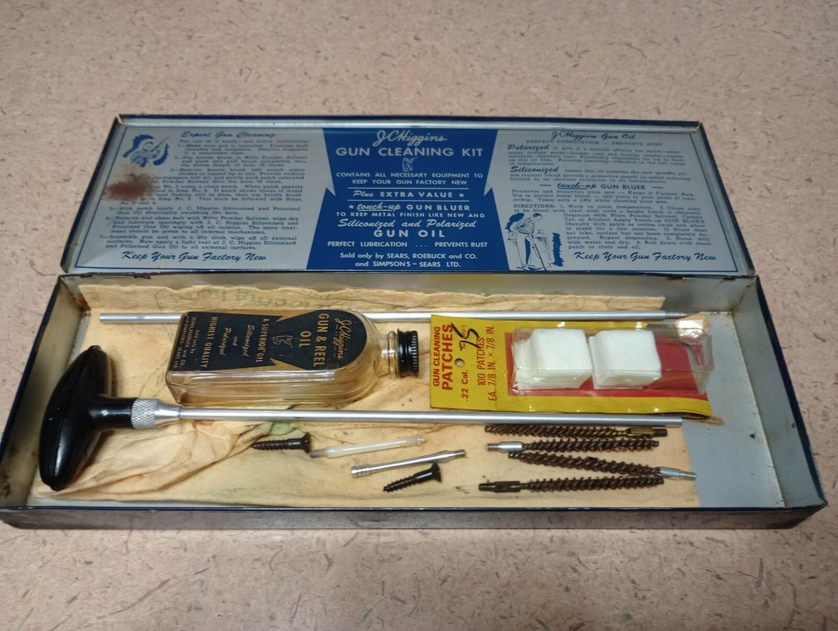Vintage JC Higgins Rifle Cleaning Kit No 713 | eBay