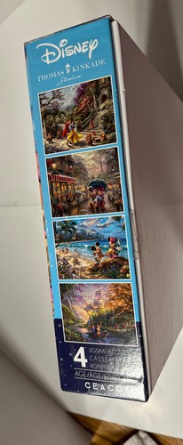 Rompecabezas Thomas Kinkade Disney 500 piezas cada uno Pocahontas Mickey Blancanieves - Imagen 5 de 6