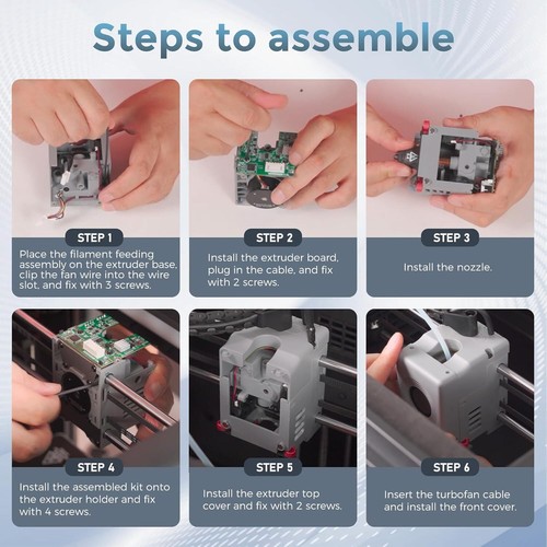 FLASHFORGE AD5M Series Drive Feeder 3D Printer Parts Filament Feeding Assembly - Picture 4 of 5