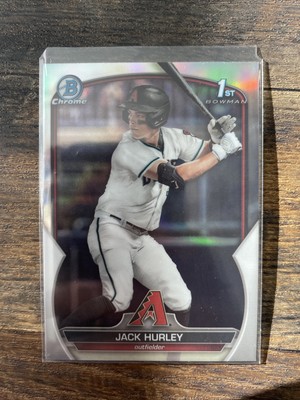 Diamond Backdraft 2023 Bowman Draft Baseball #BDC-162 JACK HURLEY Chrome Refractor 1st ...