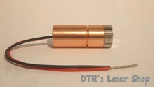 NDB7875 445nm 9mm Laser Diode In a Copper Module W/Leads & G-2 Lens