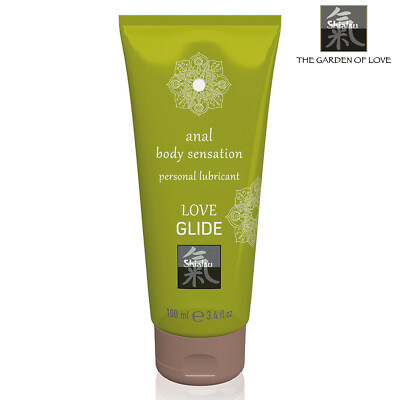 Shiatsu Love Glide Intimate Anal Lube 100ml Water Based Anal Lubricant