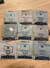 GS FLEXO MX356-385 Series Acrylic Watch Crystal Replacement CHOOSE SIZE VTG NOS