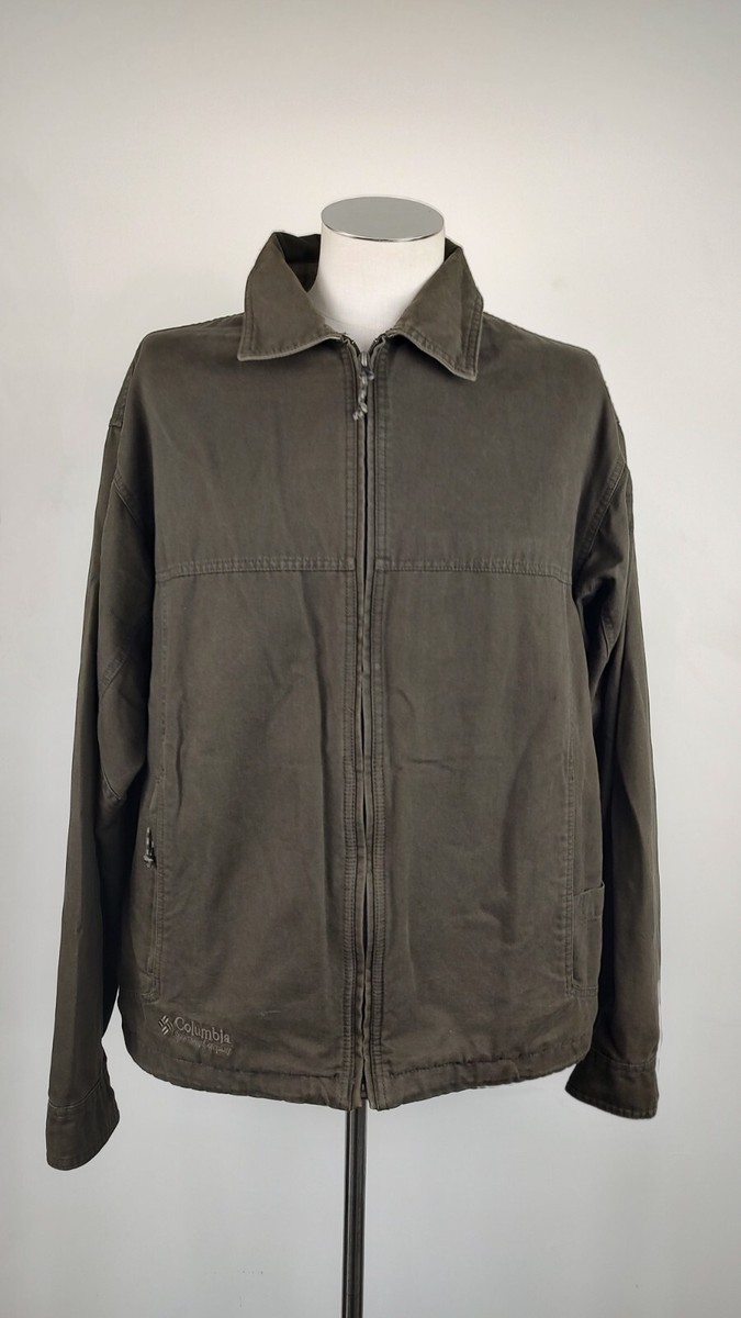 Columbia Giubbino Uomo Tg L Man Casual Vintage Jacket Cotton