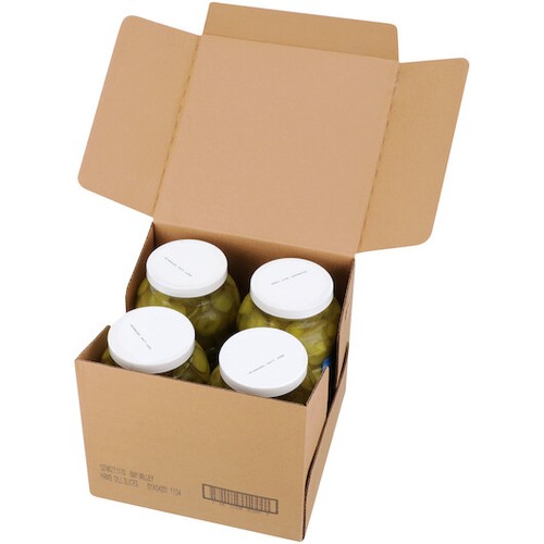 Bay Valley Dill Hamburger 1/8 Smooth Pickle Slice Bulk, 1 Gal - Case of 4 - Picture 3 of 3