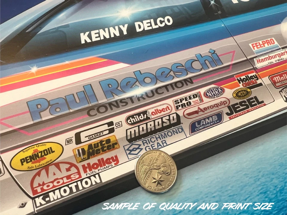 Don the SNAKE Prudhomme Cuda I Funny Car & Hauler 28X18" Poster 023 - Image 4 of 4