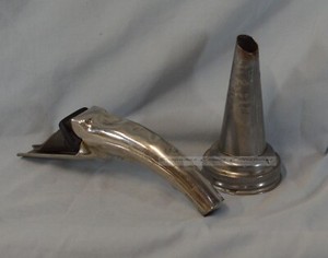 Terrific Old Pair Vintage Oil Spouts 1940's - 1950's Very Clean