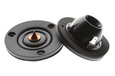 2 x Round Plate 2" Tweeter for DIY, Car or Home Audio