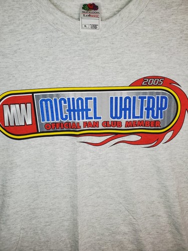 2005 Michael Waltrip Official Fan Club Member shirt Size XL Racing - Picture 3 of 6