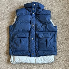 Vintage 80s REI Men  s Goose Down Vest Navy Blue Size Medium