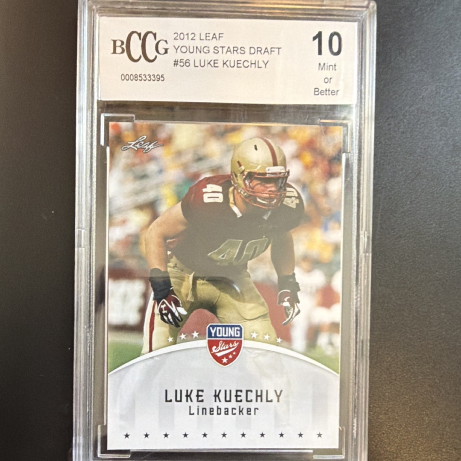 Luke Kuechly Leaf Young Stars #56 Base