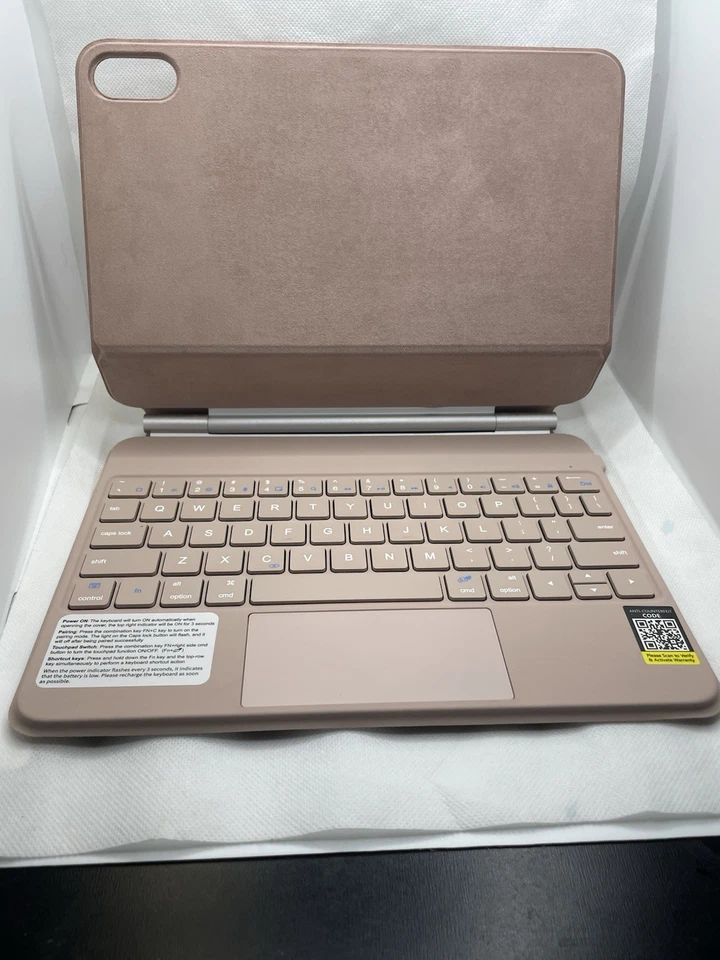 "Funda con teclado con suspensión magnética Runelk para iPad 10.ª generación 10,9"" con panel táctil" Foto 4 de 4